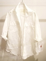 タイプライターワッシャー加工2WAYシャツ