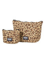LEOPARD  EVERYDAY  POUCH  SET