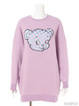 MILKY BEARS SWEAT ONE-PIECE