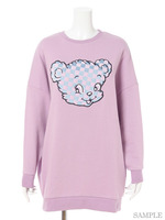 MILKY BEARS SWEAT ONE-PIECE