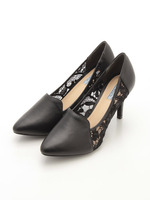 【ILIMA】レースオペラヒールパンプス