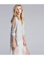 肩だし裏毛プルオーバー