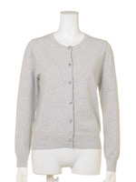 ビジュー釦カーディガン