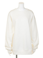 ボリュームスリーブスウェット