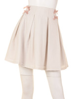 リボンフレアミニスカート