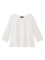 切り替えフレアデシンブラウス