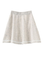 SWEAT FLARED LINE SKIRT