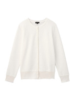 ペイズリー柄切り替えカーディガン