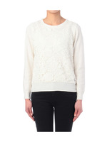 ボタニカルレースニット