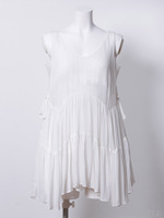 Aラインフリルロンパース