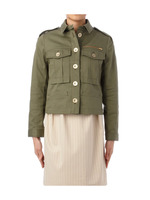 Gジャン風ツイルブルゾン