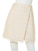 【DUO】 チェックツイードラップSK