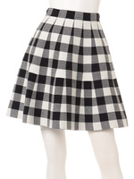 【ROSE BUD】GINGHAM CHECK FLARE SKIRT