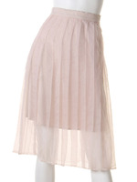 シースルーピンタックスカート