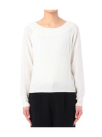 ラグランスリーブ切り替えニット