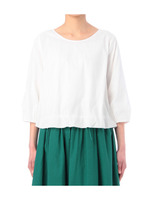 七分袖バルーンブラウス