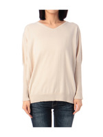 腕リブ切り替えドルマンニット