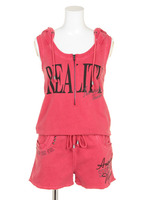 【カタログ掲載】ウラケ抜染ショートオールインワン