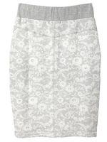 SALON by PJ/レースプリントスウェットスカート