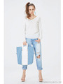VネックニットTOPS
