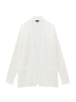 ノーボタンニットカーディガン