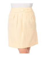 フロントリボンタックタイトスカート