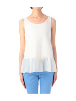 ペプラム切り替えタンクトップ