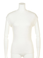 ワイドリブボトルネックニット