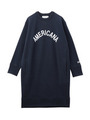 Americana ロゴ裏毛ワンピース