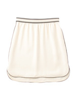 サテンスカート