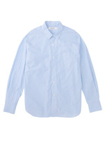 ハイカウントポプリンストライプシャツ