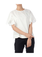 フリルスリーブブラウス