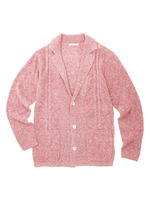 メランジテーラードカラーカーディガン