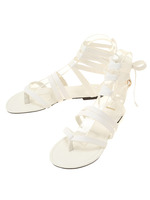 編み上げリボンサンダル