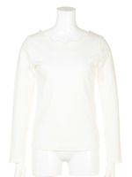 【1stline】スカラップカットソートップスCL−0561