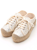 【VIDORRETA】GLITTER GRUESO LACE UP SHOES