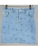 【AULA AILA by the sea】パームツリーデニムミニSK