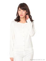 ビジューボタンカーディガン