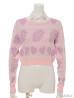 Kzストロベリージャガードニット/PNK