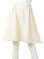 QUILTING JACQUARD MI-MOLLET SKIRT/GREY