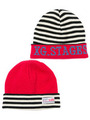 REVERSIBLE  KNIT  CAP/RED