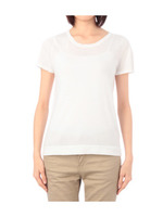 SWISS COTTON ニットプルオーバー/レッド系(367)