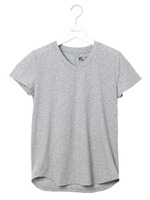 VネックハイラインTシャツ/GRY