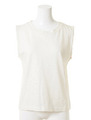 [L.B DAILY STOCK]ノースリカットトップス/WHT