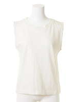 [L.B DAILY STOCK]ノースリカットトップス/WHT