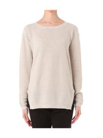 [L]レーヨンシルクミドルゲージプルオーバー/ベージュ系(451)