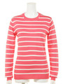 【BED＆BREAKFAST】Classic　Striped　Sweater　クルーネック長袖/PINK MIX