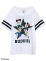 【Disney Collection】BUDDIES S/S BIG TEE/BLACK