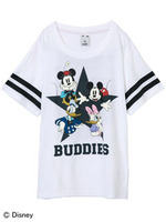 【Disney Collection】BUDDIES S/S BIG TEE/BLACK