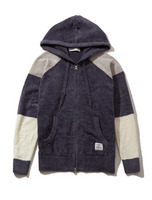 【GELATO PIQUE HOMME】moco moco'スムーズィー'ボーダーパーカ/WHT